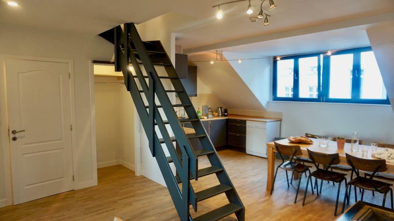 Unit 8 - Charming Loft Apt. Near Avenue Louise Free Parking Bruxelas Exterior foto